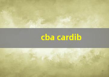 cba cardib